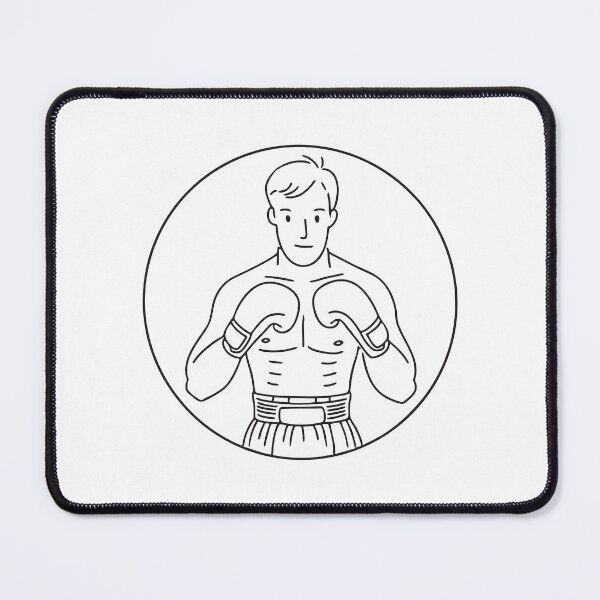 Item preview, A punch frozen mid air uppercut toward a boxing dummy designed and sold by rasagamastore.