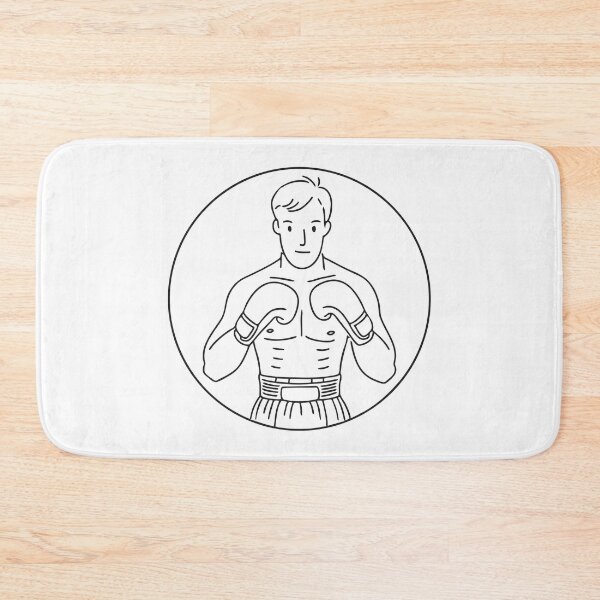 Item preview, A punch frozen mid air uppercut toward a boxing dummy designed and sold by rasagamastore.