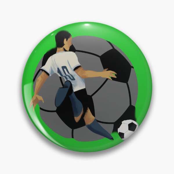 Item preview, Soccer Player Goal Machine Football Art designed and sold by sisterthreein.