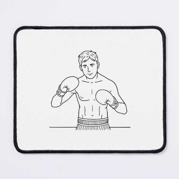 Item preview, A boxing motion halted mid uppercut in front of a dummy designed and sold by rasagamastore.