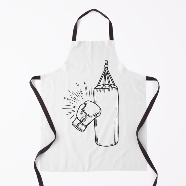 Item preview, A glove raised for an uppercut near a hanging punching bag designed and sold by rasagamastore.