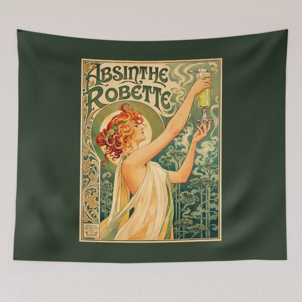 Item preview, Vintage Absinthe Robette Poster designed and sold by GoodOldVintage.