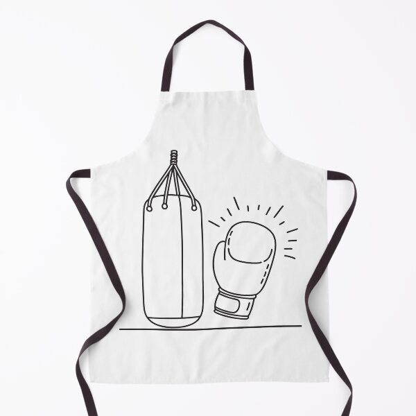 Item preview, A glove held up in uppercut form close to a boxing bag designed and sold by rasagamastore.