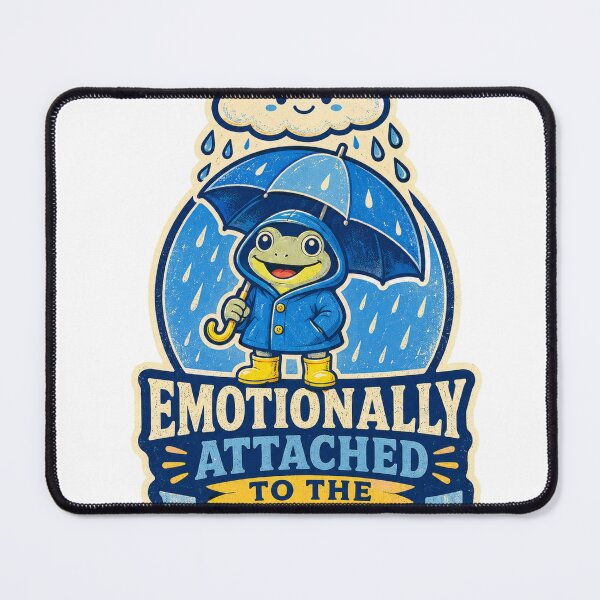 Item preview, Emotionally Attached to the Forecast designed and sold by Peak Pop Designs | Funny Gifts, Cozy Art & Cute Animals .
