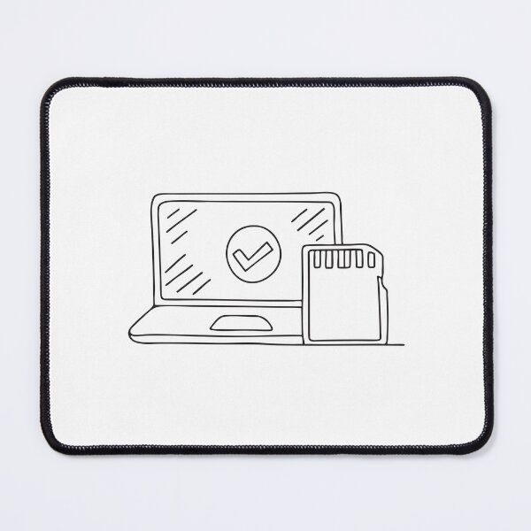 Item preview, A camera memory card lying beside a laptop for upload designed and sold by rasagamastore.