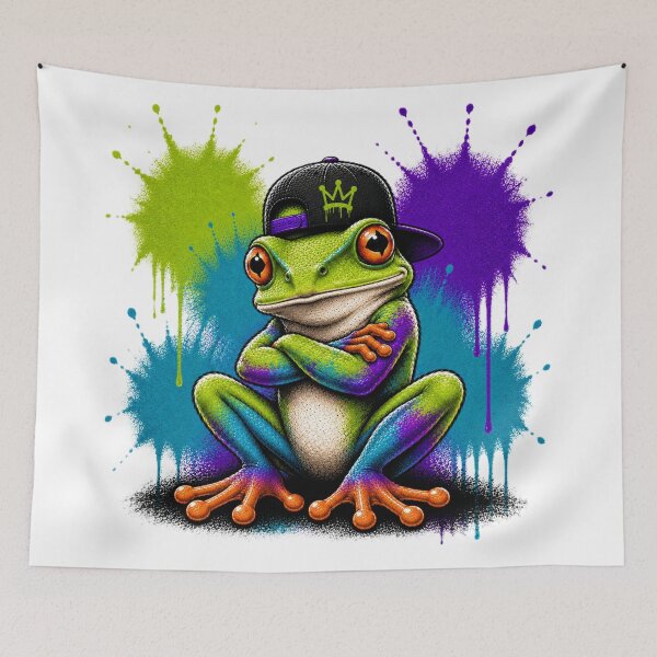 Item preview, Graffiti Tree Frog designed and sold by Thor-stone.