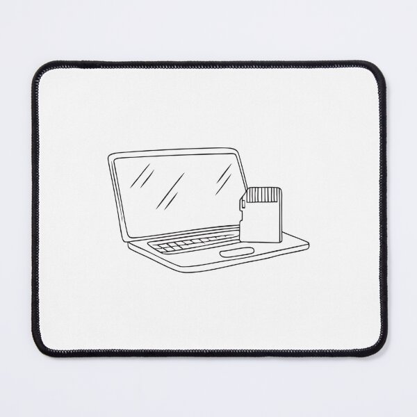 Item preview, A memory card placed near a laptop ready for data transfer designed and sold by rasagamastore.