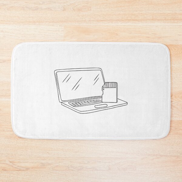 Item preview, A memory card placed near a laptop ready for data transfer designed and sold by rasagamastore.