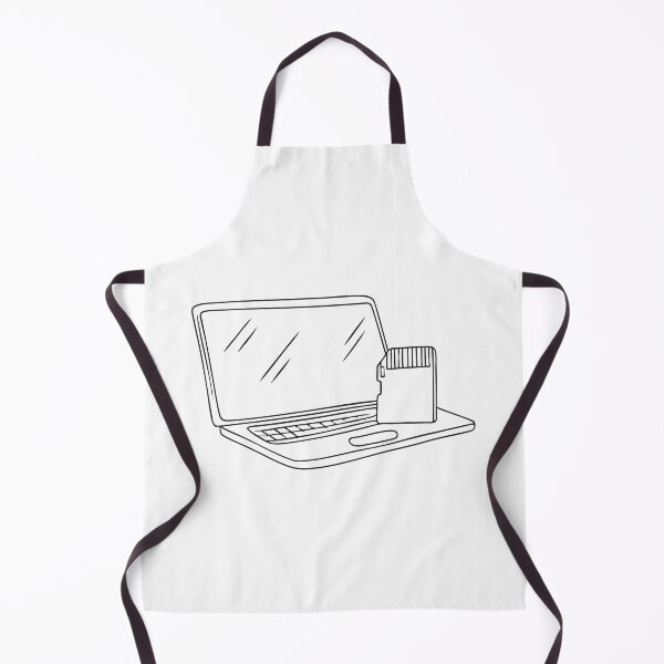 Item preview, A memory card placed near a laptop ready for data transfer designed and sold by rasagamastore.