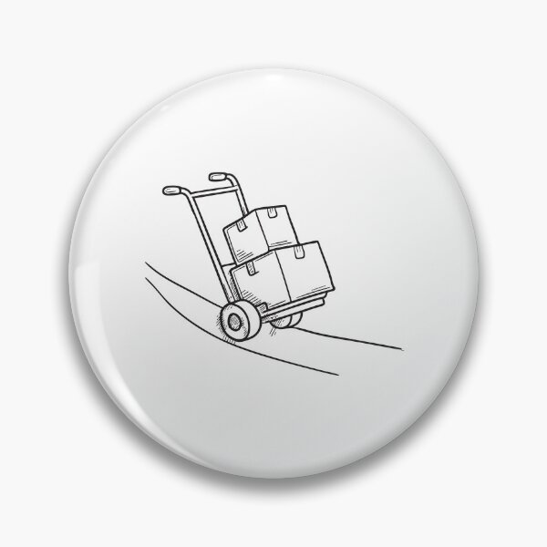 Item preview, A load of boxes transported uphill on a hand pulled cart designed and sold by rasagamastore.