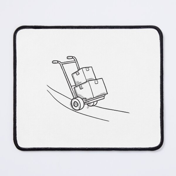 Item preview, A load of boxes transported uphill on a hand pulled cart designed and sold by rasagamastore.