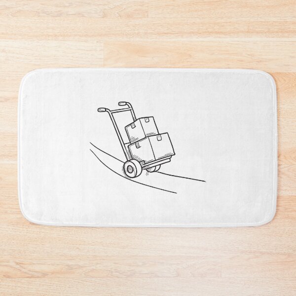 Item preview, A load of boxes transported uphill on a hand pulled cart designed and sold by rasagamastore.