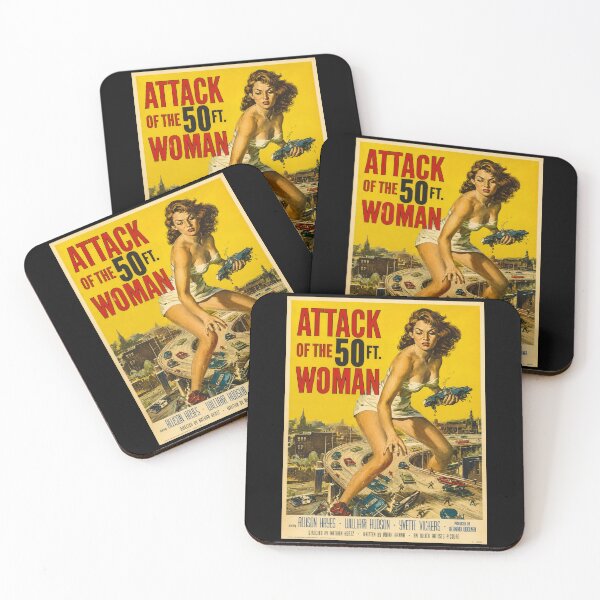 Item preview, Vintage Attack of the 50ft Woman Poster designed and sold by GoodOldVintage.