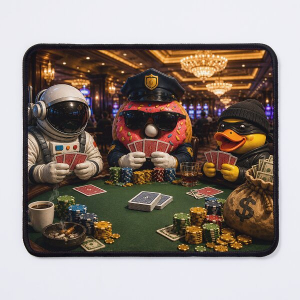 Item preview, Police Donut Poker Night designed and sold by BROHLine Studio.