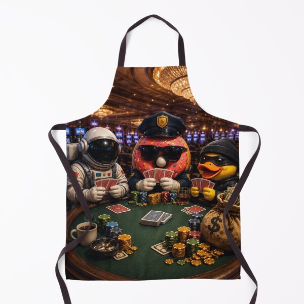 Item preview, Police Donut Poker Night designed and sold by BROHLine Studio.