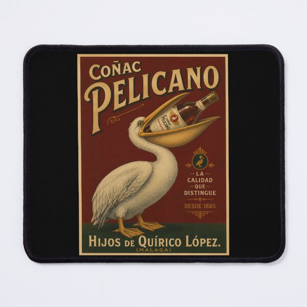 Item preview, Vintage Coñac Pelicano Poster designed and sold by GoodOldVintage.