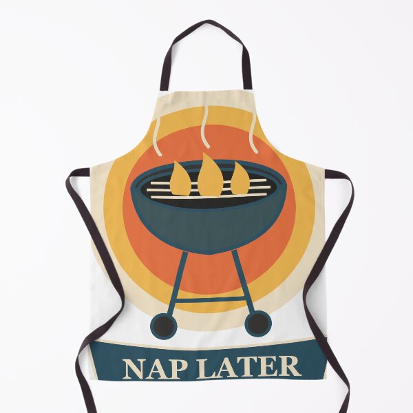 Item preview, Grill Now, Nap Later – Funny Summer Cookout Design designed and sold by FlamoArt.