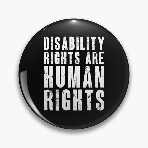 Item preview, Disability Rights Are Human Rights White designed and sold by Welldoh.