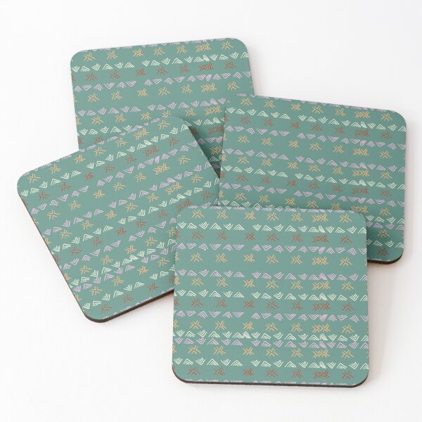 Item preview, Green and Pink Motif designed and sold by byArtistandMuse.