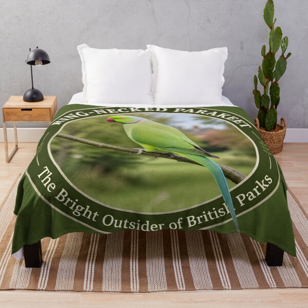 Item preview, RING‑NECKED PARAKEET – The Bright Outsider of British Parks designed and sold by The Digital Compass.