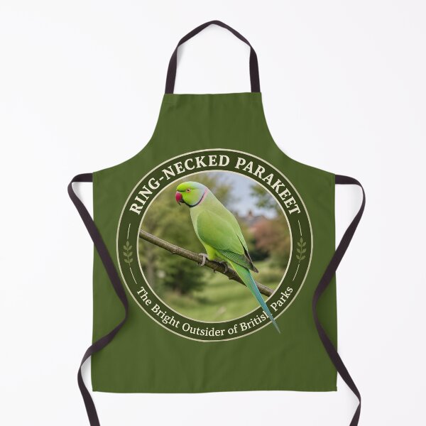 Item preview, RING‑NECKED PARAKEET – The Bright Outsider of British Parks designed and sold by The Digital Compass.