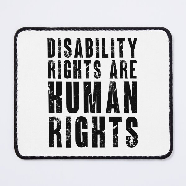 Item preview, Disability Rights Are Human Rights Black  designed and sold by Welldoh.