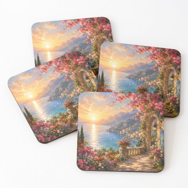 Item preview, Sunlit Mediterranean Bloom | Coastal Garden Paradise designed and sold by Genesis-Ink.