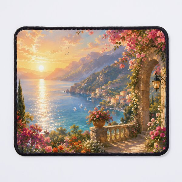 Item preview, Sunlit Mediterranean Bloom | Coastal Garden Paradise designed and sold by Genesis-Ink.