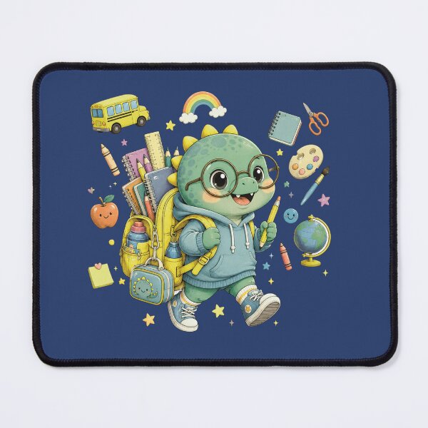 Item preview, Cute Dinosaur with School Backpack designed and sold by Artishal.