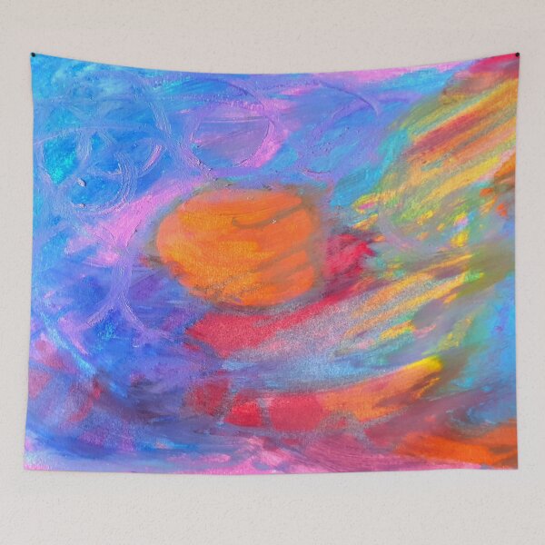 Item preview, Golden sun. Abstract designed and sold by Tereza Pilar  Art.