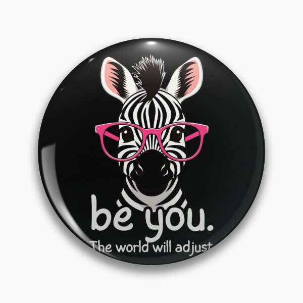 Item preview, Cute Zebra Wearing Pink Glasses Inspirational Self Love Quote designed and sold by haitrieuic96.