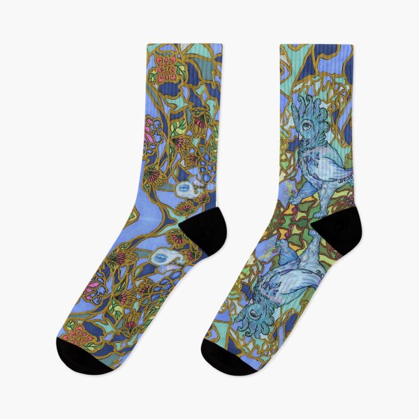 Item preview, Paradise bird and winged whale kaleidoscope designed and sold by ansho.