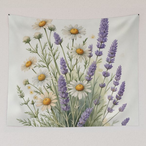 Item preview,  Grow At Your Own Pace - Watercolor Daisies and Lavender designed and sold by NeuralAuraArts.