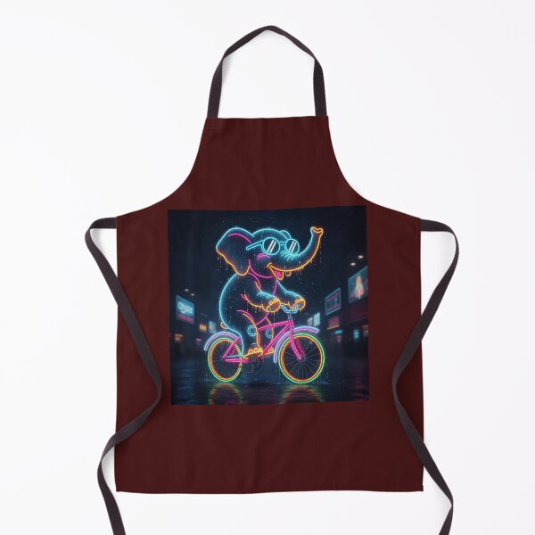 Item preview, Neon Elephant on a Bicycle designed and sold by Mattigiov.