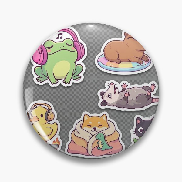 Item preview, Cool Animal Sticker Collection | Kawaii Animals designed and sold by Shopichics.