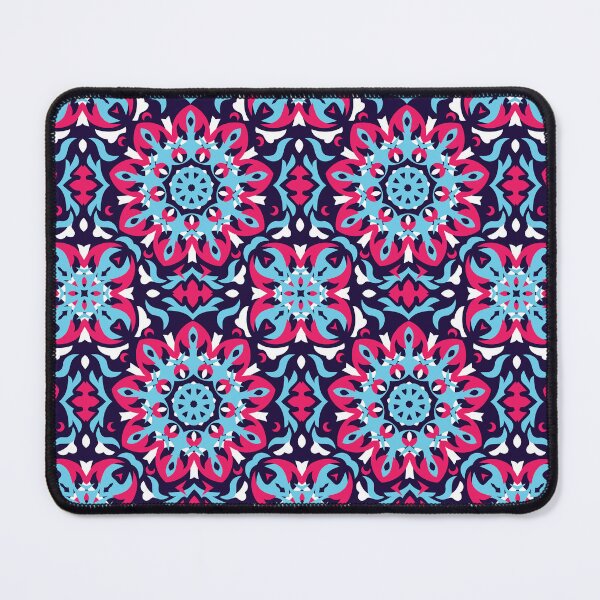 Item preview, Vibrant Boho Mandala Kaleidoscope Seamless Pattern designed and sold by mrhighsky.