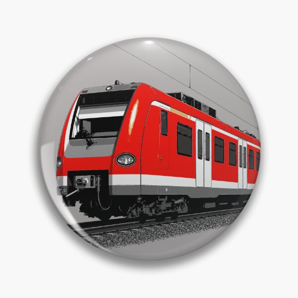 Item preview, German Class 423 EMU | Modern S-Bahn Train Illustration | Railway Art designed and sold by Geokafi.