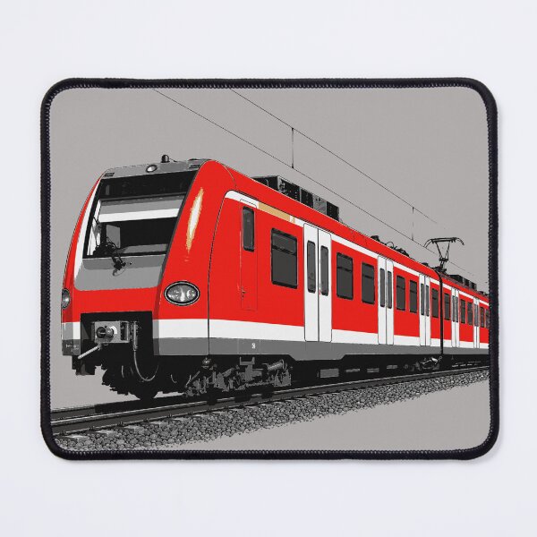 Item preview, German Class 423 EMU | Modern S-Bahn Train Illustration | Railway Art designed and sold by Geokafi.