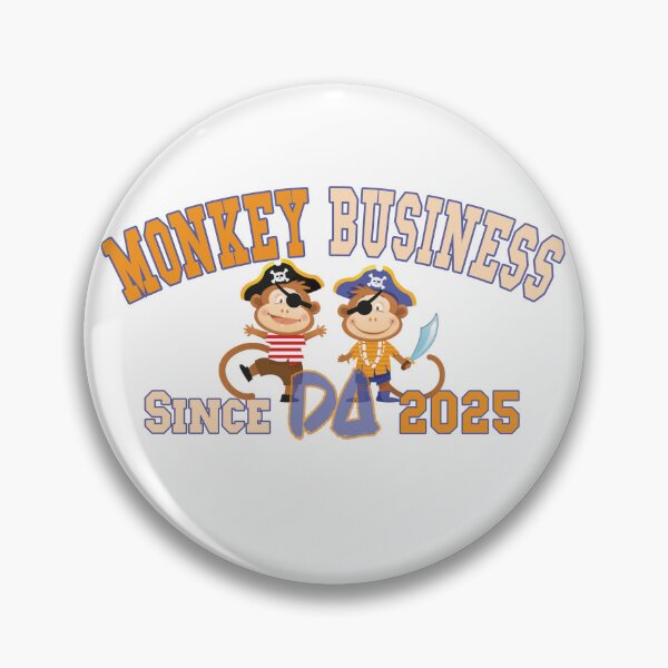 Item preview, Monkey Business Vintage Varsity Mascot Cute Pirate Chimp Graphic Athletic College Streetwear designed and sold by DesignArtist.ia.