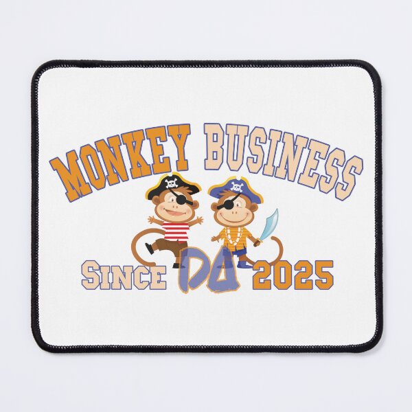 Item preview, Monkey Business Vintage Varsity Mascot Cute Pirate Chimp Graphic Athletic College Streetwear designed and sold by DesignArtist.ia.