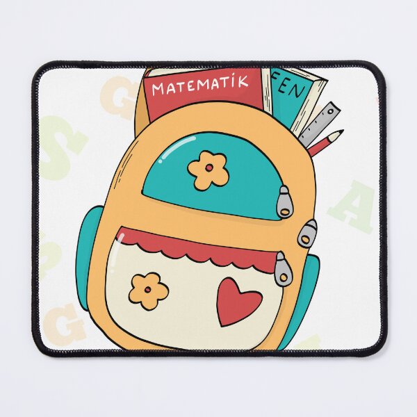 Item preview, Cute School Backpack with Books Illustration" designed and sold by DodoCraft3.
