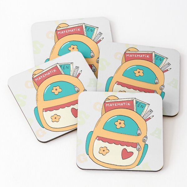 Item preview, Cute School Backpack with Books Illustration" designed and sold by DodoCraft3.