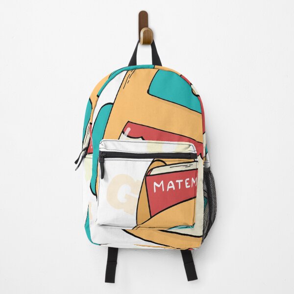 Item preview, Cute School Backpack with Books Illustration" designed and sold by DodoCraft3.