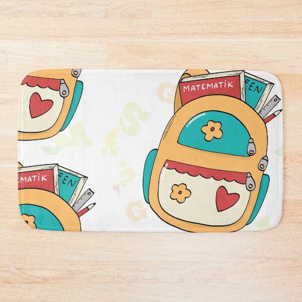 Item preview, Cute School Backpack with Books Illustration" designed and sold by DodoCraft3.