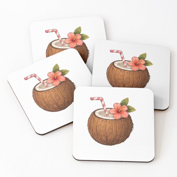Item preview,  Fresh Coconut Drink Summer  designed and sold by RidaSalArt.