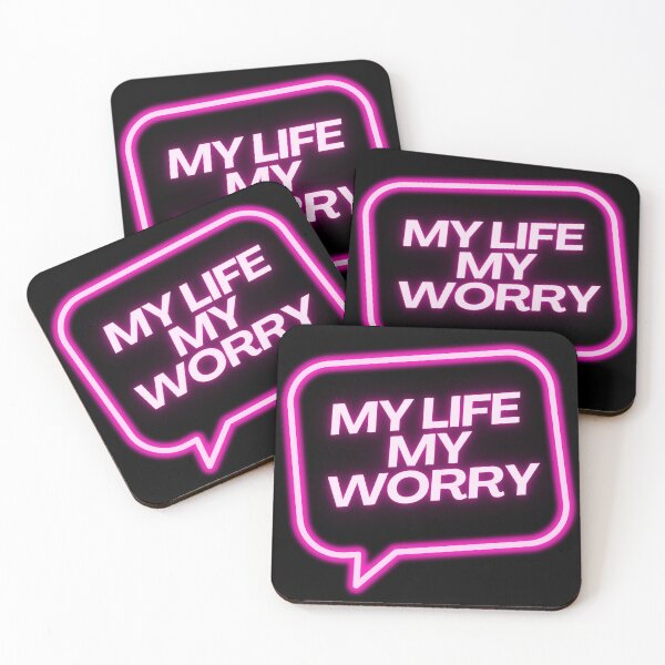 Item preview, My Life My Worry Streetwear Quote designed and sold by BoldConcept43.