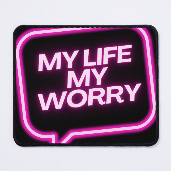Item preview, My Life My Worry Streetwear Quote designed and sold by BoldConcept43.