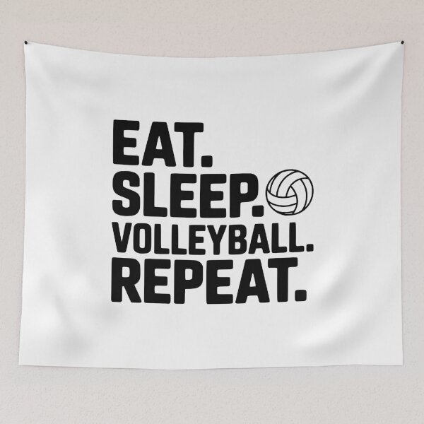 Item preview, Eat. Sleep. Volleyball. Repeat. designed and sold by Frank Ring.