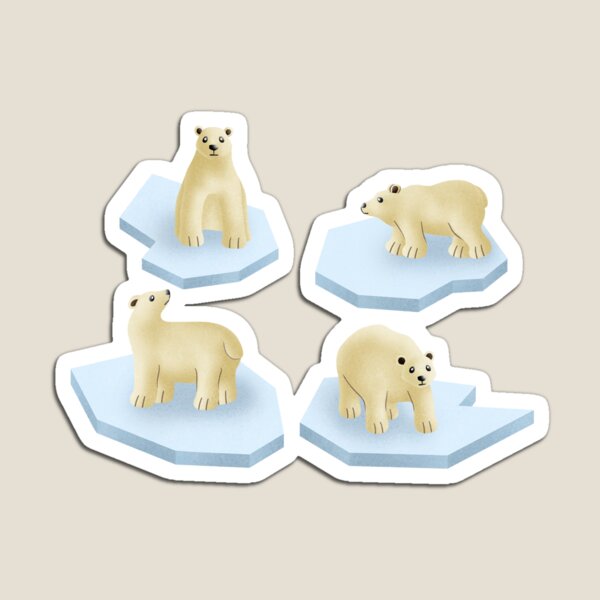 Item preview, Polar bear treading on thin ice designed and sold by Rollo(CleanRain3675).