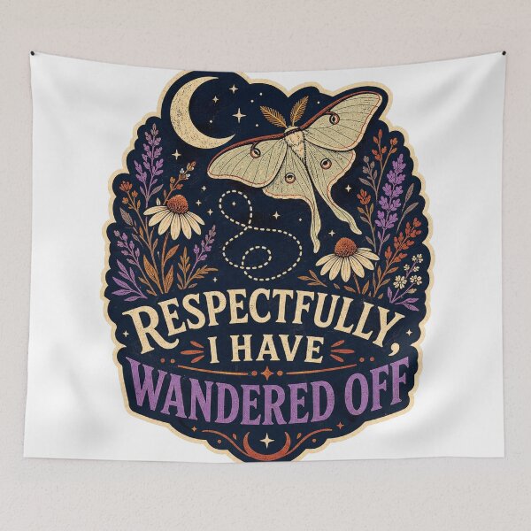 Item preview, Respectfully, I Have Wandered Off designed and sold by Peak Pop Studio..